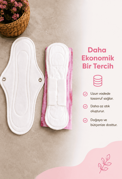 Doğal Ped | %100 Doğal Hijyenik ve Yıkanabilir Bambu Ped